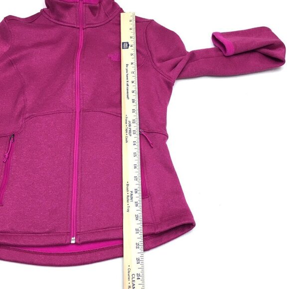 The North Face Women's Pink Fleece Jacket Zipper Front Pockets size Small - Picture 6 of 12